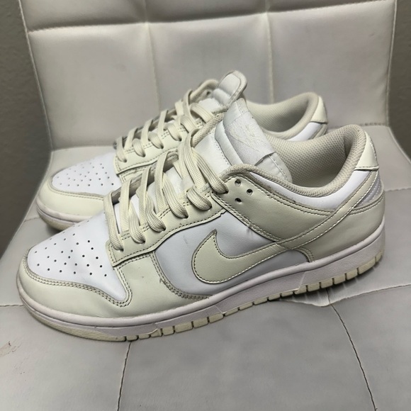 Nike Shoes - Nike White and Cream Sneakers size 10W 8.5M